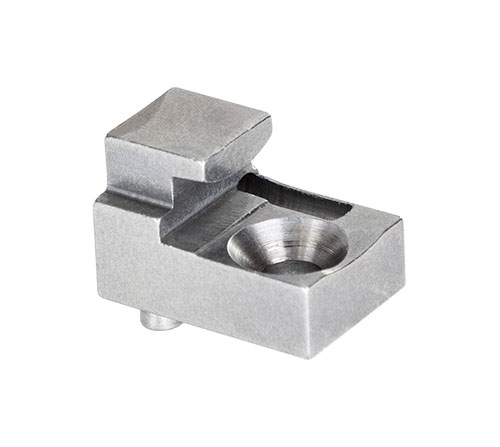 Der Front Frame Lug für den VF Target Frame von Volquartsen bietet dir höchste Präzision und Zuverlässigkeit, perfekt für dein nächstes Schießtraining.